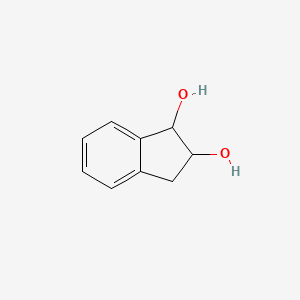 molecular formula C9H10O2 B3028971 1,2-Dihydroxyindan CAS No. 4370-02-9