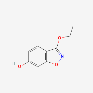 molecular formula C9H9NO3 B3028973 3-Ethoxybenzo[D]isoxazol-6-OL CAS No. 439085-76-4