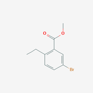 molecular formula C10H11BrO2 B3028975 5-溴-2-乙基苯甲酸甲酯 CAS No. 439937-54-9