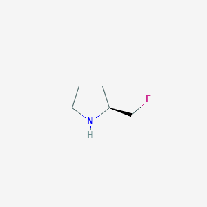 molecular formula C5H10FN B3028990 (2S)-2-(Fluoromethyl)pyrrolidine CAS No. 460748-85-0