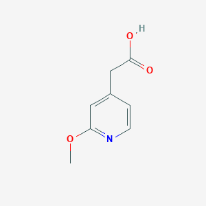 molecular formula C8H9NO3 B3028993 2-(2-甲氧基吡啶-4-基)乙酸 CAS No. 464152-38-3
