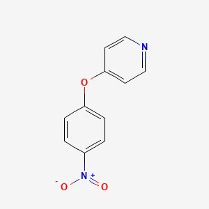 molecular formula C11H8N2O3 B3029015 4-(4-硝基苯氧基)吡啶 CAS No. 4783-83-9