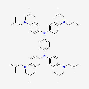 molecular formula C62H92N6 B3029022 N1,N1'-(1,4-苯撑)双(N1-(4-(二异丁基氨基)苯基)-N4,N4-二异丁基苯-1,4-二胺) CAS No. 485831-34-3