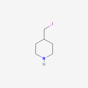 molecular formula C6H12IN B3029028 4-(Iodomethyl)piperidine CAS No. 4945-54-4