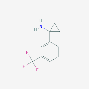 molecular formula C10H10F3N B3029043 1-(3-(Trifluoromethyl)phenyl)cyclopropanamine CAS No. 503417-34-3