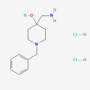 molecular formula C13H22Cl2N2O B3029052 4-(氨甲基)-1-苄基哌啶-4-醇二盐酸盐 CAS No. 5053-13-4