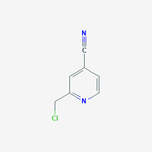 molecular formula C7H5ClN2 B3029065 2-(Chloromethyl)isonicotinonitrile CAS No. 51454-64-9
