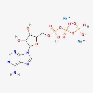 molecular formula C10H14N5Na2O13P3 B3029073 Adenosine5-triphosphatedisodiumsalt CAS No. 51763-61-2