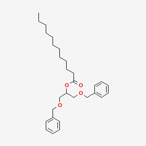 molecular formula C29H42O4 B3029079 1,3-二-O-苄基-2-O-月桂酰甘油 CAS No. 519177-07-2