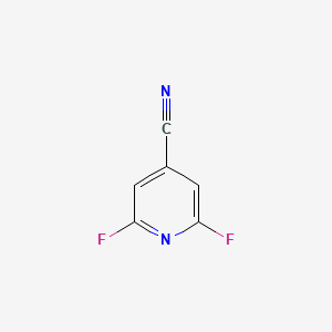 molecular formula C6H2F2N2 B3029082 2,6-Difluoropyridine-4-carbonitrile CAS No. 51991-35-6