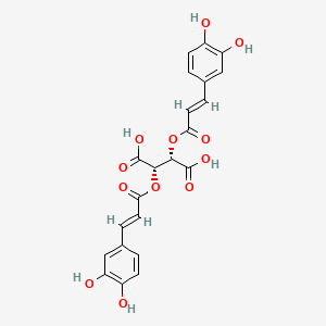 molecular formula C22H18O12 B3029088 D-Chicoric acid CAS No. 52248-48-3