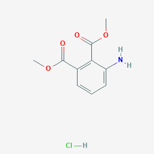molecular formula C10H12ClNO4 B3029095 Dimethyl 3-aminophthalate hydrochloride CAS No. 52412-63-2