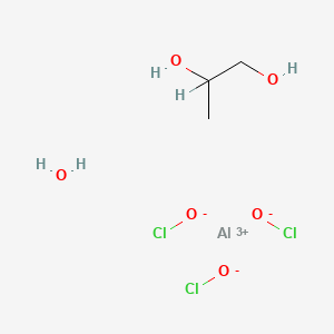 Aluminum, chloro propylene glycol complexes