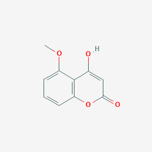 molecular formula C10H8O4 B3029123 4-羟基-5-甲氧基-2H-1-苯并吡喃-2-酮 CAS No. 53666-76-5