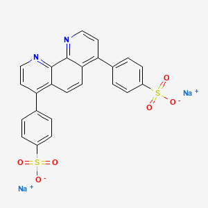 B3029126 1,10-Phenanthrolinedisulfonic acid, 4,7-diphenyl-, disodium salt CAS No. 53744-42-6