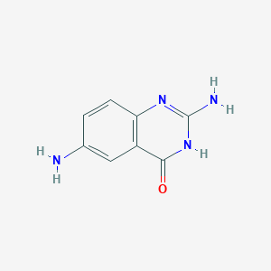 molecular formula C8H8N4O B3029127 2,6-二氨基-4-羟基喹唑啉 CAS No. 53745-23-6