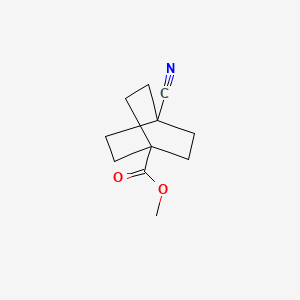 molecular formula C11H15NO2 B3029132 4-氰基双环[2.2.2]辛烷-1-甲酸甲酯 CAS No. 54202-05-0