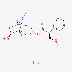 molecular formula C17H24BrNO4 B3029149 安尼西达明（氢溴酸盐） CAS No. 55449-49-5