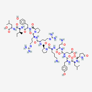 molecular formula C78H121N21O20 B3029150 Neurotensin CAS No. 55508-42-4