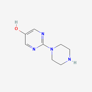 molecular formula C8H12N4O B3029151 2-(哌嗪-1-基)嘧啶-5-醇 CAS No. 55745-85-2