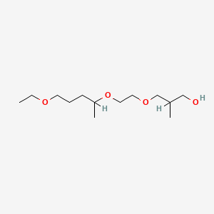 molecular formula C13H28O4 B3029157 丙醇，[2-(2-丁氧甲基乙氧基)甲基乙氧基]- CAS No. 55934-93-5