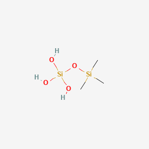 molecular formula C3H12O4Si2 B3029169 Silicic acid, trimethylsilyl ester CAS No. 56275-01-5
