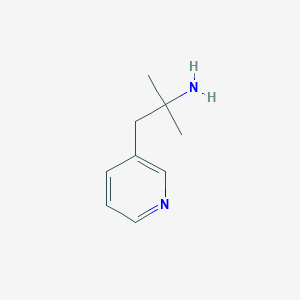 molecular formula C9H14N2 B3029175 1,1-Dimethyl-2-pyridin-3-ylethylamine CAS No. 566156-02-3