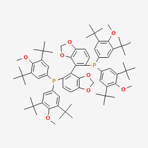 molecular formula C74H100O8P2 B3029178 (R)-Dtbm-segphos CAS No. 566940-03-2