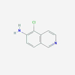 molecular formula C9H7ClN2 B3029179 5-Chloroisoquinolin-6-amine CAS No. 566943-99-5