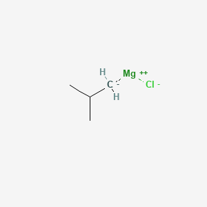 molecular formula C4H9ClMg B3029180 Magnesium, chloro(2-methylpropyl)- CAS No. 5674-02-2