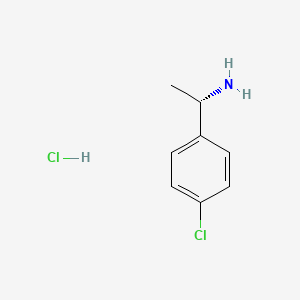 molecular formula C8H11Cl2N B3029181 (S)-1-(4-氯苯基)乙胺盐酸盐 CAS No. 56782-68-4