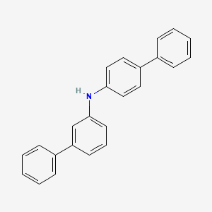 molecular formula C24H19N B3029185 N-[1,1'-联苯]-3-基-[1,1'-联苯]-4-胺 CAS No. 570391-47-8