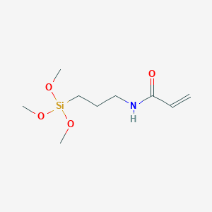 molecular formula C9H19NO4Si B3029200 N-[3-(三甲氧基甲硅烷基)丙基]丙-2-烯酰胺 CAS No. 57577-96-5