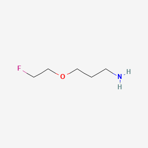 molecular formula C5H12FNO B3029226 3-(2-Fluoroethoxy)propan-1-amine CAS No. 593-00-0