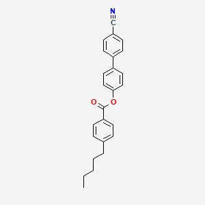 4'-Cyano-[1,1'-biphenyl]-4-yl 4-pentylbenzoate