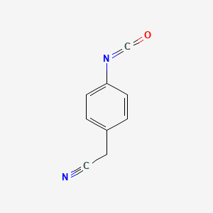 molecular formula C9H6N2O B3029233 4-Isocyanatobenzyl cyanide CAS No. 59513-89-2