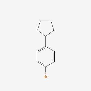 molecular formula C11H13B B3029238 1-溴-4-环戊基苯 CAS No. 59734-91-7