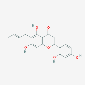 molecular formula C20H20O6 B3029239 Cudraflavanone B CAS No. 597542-74-0