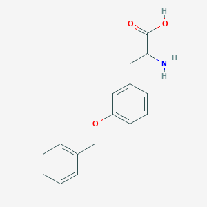 molecular formula C16H17NO3 B3029253 2-Amino-3-(3-(benzyloxy)phenyl)propanoic acid CAS No. 603105-68-6