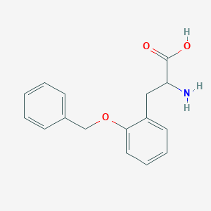 molecular formula C16H17NO3 B3029254 2-amino-3-(2-phenylmethoxyphenyl)propanoic Acid CAS No. 603105-69-7