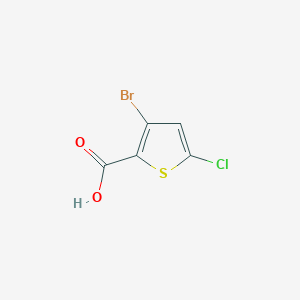 molecular formula C5H2BrClO2S B3029273 3-Bromo-5-chlorothiophene-2-carboxylic acid CAS No. 60729-38-6