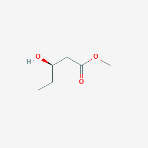 molecular formula C6H12O3 B3029276 (-)-Methyl (R)-3-hydroxyvalerate CAS No. 60793-22-8