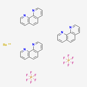 molecular formula C36H24F12N6P2Ru B3029277 1,10-菲咯啉；钌(2+)；六氟磷酸盐 CAS No. 60804-75-3