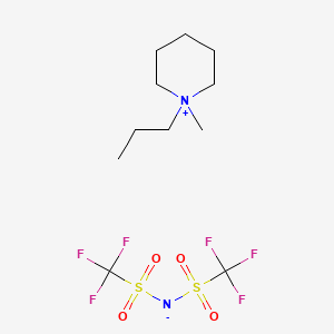 molecular formula C11H20F6N2O4S2 B3029278 1-Methyl-1-propylpiperidinium bis(trifluoromethylsulfonyl)imide CAS No. 608140-12-1
