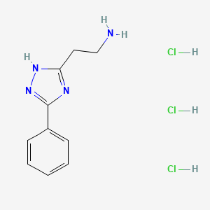 2-(3-phenyl-1H-1,2,4-triazol-5-yl)ethanamine
