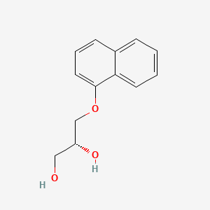 molecular formula C13H14O3 B3029291 （-）-普萘洛尔乙二醇 CAS No. 61248-78-0