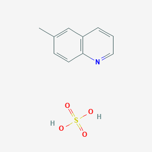 molecular formula C10H11NO4S B3029294 6-甲基喹啉硫酸盐 CAS No. 61255-60-5