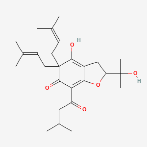 molecular formula C26H38O5 B3029296 Lupulone C CAS No. 613683-50-4