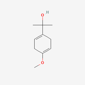 molecular formula C10H16O2 B3029300 2-(4-Methoxycyclohexa-1,4-dien-1-yl)propan-2-ol CAS No. 61597-37-3