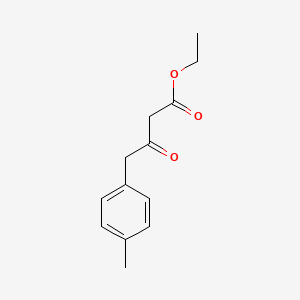 molecular formula C13H16O3 B3029312 Ethyl 3-oxo-4-(p-tolyl)butanoate CAS No. 62135-86-8